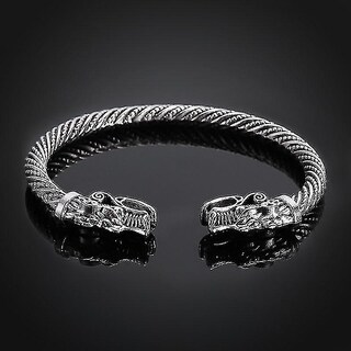 Foto 3 | Foto 3 | Brazalete Huoguo Con Forma De Cabeza De Dragón Estilo Vikingo Nórdico - Venta Internacional.