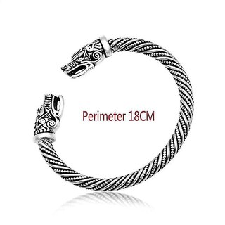 Foto 4 | Foto 4 | Brazalete Huoguo Con Forma De Cabeza De Dragón Estilo Vikingo Nórdico - Venta Internacional.