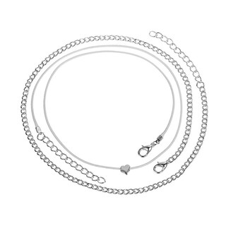 Foto 1 | Foto 1 | Sandalias Huoguo Silver Summer Beach Para Mujer Con Cadena En El Tobillo - Venta Internacional.