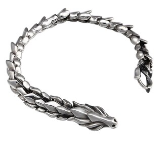 Foto 1 | Foto 1 | Pulsera Dragón De Plata De Ley Para Hombre 22cm - Venta Internacional.