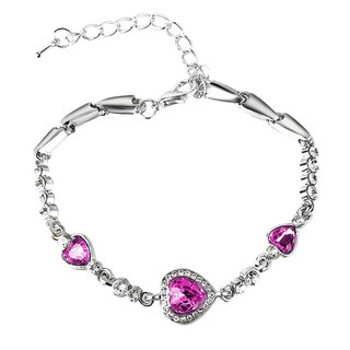 Foto 1 | Foto 1 | Brazalete De Cristal Con Forma De Amor Para El Día De San Valentín Boda Para Mujer - Venta Internacional.