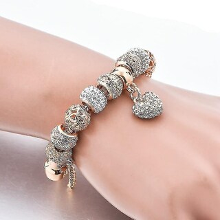 Foto 3 | Foto 3 | Pulsera Huoguo Charm Crystal Brazaletes De Aleación De Zinc De 20 Cm - Venta Internacional.