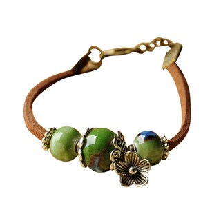 Foto 1 | Foto 1 | Pulsera Huoguo Para Mujer Con Forma De Abalorios Multicolores Con Costuras Metálicas - Venta Internacional.