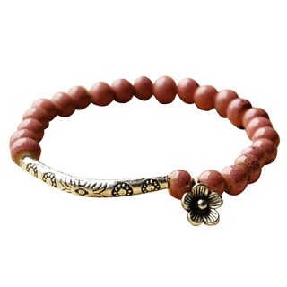 Foto 1 | Foto 1 | Pulsera Huoguo Para Mujer Con Cuentas Multicolores Con Costuras Metálicas - Venta Internacional.