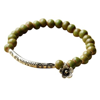 Foto 1 | Foto 1 | Pulsera Huoguo Para Mujer Con Forma De Abalorios Multicolores Con Costuras Metálicas - Venta Internacional.