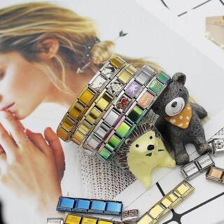 Foto 2 | Foto 2 | Pulsera Huoguo Elastic Charm De Acero Inoxidable Azul-plata-a - Venta Internacional.