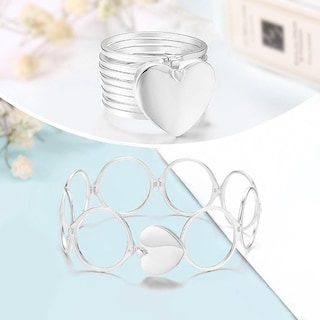 Foto 2 | Foto 2 | Pulsera Tipo Anillo Huoguo Convertible Retractable Love 18 8 Cm - Venta Internacional.