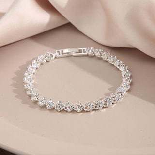 Foto 1 | Foto 1 | Pulsera Huoguo Love Diamond Para Mujer Aleación Regalo Para El Día De La Madre - Venta Internacional.