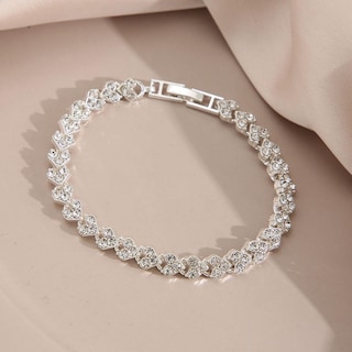 Foto 3 | Foto 3 | Pulsera Huoguo Love Diamond Para Mujer Aleación Regalo Para El Día De La Madre - Venta Internacional.