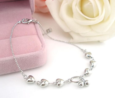 Foto 1 | Foto 1 | Sandalia Anklet Heart Cherries Para Mujer Descalza Joyería De Playa - Venta Internacional.