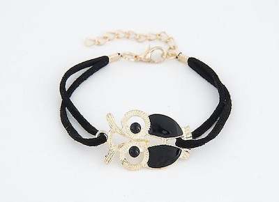 Foto 1 | Foto 1 | Pulsera Huoguo De Piel Sintética Vintage Con Diseño De Búho Para Mujer - Venta Internacional.