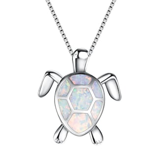 Foto 1 | Foto 1 | Collar Huoguo Para Mujer Con Colgante De Tortuga Y Ópalo - Venta Internacional.