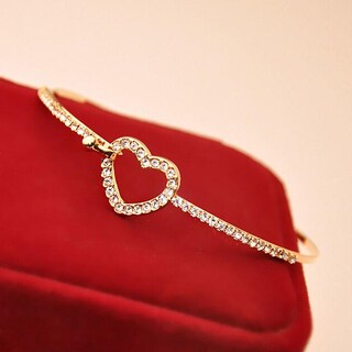 Foto 3 | Foto 3 | Brazalete Tipo Brazalete Huoguo  Estilo Moderno  Con Diamantes De Imitación Dorados - Venta Internacional.