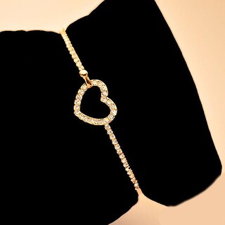 Foto 5 | Foto 5 | Brazalete Tipo Brazalete Huoguo  Estilo Moderno  Con Diamantes De Imitación Dorados - Venta Internacional.