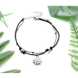 Foto 4 | Foto 4 | Tobillera Huoguo De Doble Cadena Sun Alloy 4g Beach Boho Para Mujer - Venta Internacional.