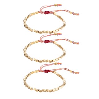 Foto 1 | Foto 1 | Pulsera Homesogood Con Cuentas De Cobre Tibetanas Cuerda De Algodón Trenzada - Venta Internacional.