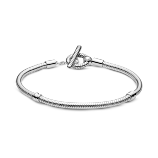 Foto 2 | Foto 2 | Pulsera Diseño Cola De Ratón Barra En T De Pandora Moments 599082c00 Colección Pandora Moments Original Joyería De Lujo