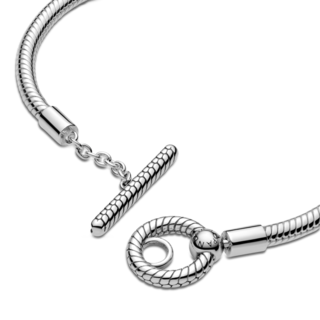 Foto 3 | Foto 3 | Pulsera Diseño Cola De Ratón Barra En T De Pandora Moments 599082c00 Colección Pandora Moments Original Joyería De Lujo