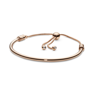 Foto 1 | Foto 1 | Pulsera Pandora Deslizante Tallo De Flor Recubrimiento En 14k 587953cz Ajustable Joyería De Lujo Para Mujer Ideal