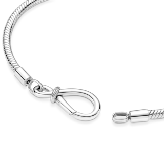 Foto 4 | Foto 4 | Pulsera Pandora Cadena De Serpiente Nudo Infinito Moments 590792c00 Cadena De Serpiente Icónica Colección Pandora Moments