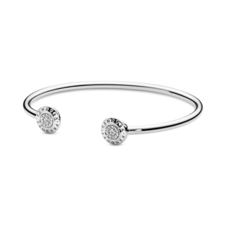 Foto 1 | Foto 1 | Pulsera Abierto Con Pavé Y Logotipo Pandora Original 590528cz Diseño Abierto Versátil Joyería De Lujo Para Mujer Ideal