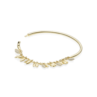 Foto 2 | Foto 2 | Pulsera Pandora Granos Flotantes Recubrimiento Oro De 14k 567715cz Baño De Oro 14k Joyería De Lujo Para Mujer Ideal