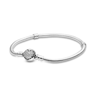 Foto 1 | Foto 1 | Pulsera Pandora Moments Cadena De Serpiente Con Centelleante 590743cz Cadena De Serpiente Icónica Colección Pandora Moments
