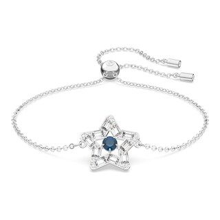 Foto 1 | Foto 1 | Pulsera Swarovski Stella Estrella Azul Baño De Rodio 5639187 Joyería De Lujo Para Mujer Ideal Para Regalo Elegante