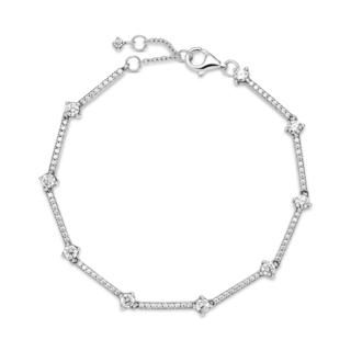 Foto 3 | Foto 3 | Pulsera Pandora Barras De Pavé Brillante Original Para Mujer 599217c02 Joyería De Lujo Para Mujer Ideal Para Regalo