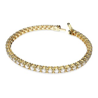 Foto 2 | Foto 2 | Pulsera Swarovski Matrix Tennis Talla Redonda Pequeña Oro 5657663 Baño De Oro 14k Joyería De Lujo Para Mujer Ideal