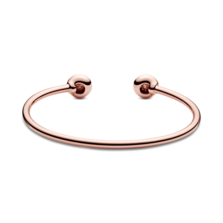 Foto 2 | Foto 2 | Pulsera Pandora Abierto Con Pavé Y Logotipo Recubrimiento 14k 580528cz Diseño Abierto Versátil Joyería De Lujo Para Mujer