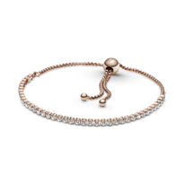 Pulsera Pandora De Tenis Deslizante Brillante 14k 589375c01 Ajustable Joyería De Lujo Para Mujer Ideal Para Regalo