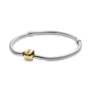 Foto 1 | Foto 1 | Pulsera Cadena De Serpiente Pandora Moments Dos Tonos 590702hg Cadena De Serpiente Icónica Colección Pandora Moments