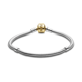 Foto 4 | Foto 4 | Pulsera Cadena De Serpiente Pandora Moments Dos Tonos 590702hg Cadena De Serpiente Icónica Colección Pandora Moments