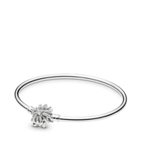 Pulsera Pandora Moments Silver Bangle Fireworks Clasp 597563cz Colección Pandora Moments Original Joyería De Ideal