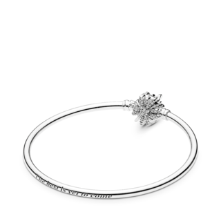 Foto 2 | Foto 2 | Pulsera Pandora Moments Silver Bangle Fireworks Clasp 597563cz Colección Pandora Moments Original Joyería De Ideal