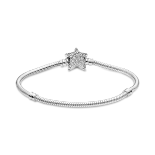 Foto 2 | Foto 2 | Pulsera Pandora Moments Cadena De Serpiente Asimétrica 599639c01 Cadena De Serpiente Icónica Colección Pandora Moments