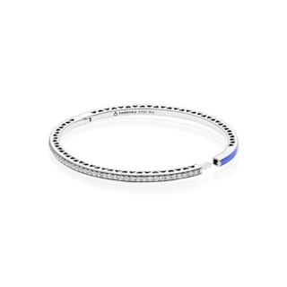 Foto 2 | Foto 2 | Corazones Radiantes De Pandora Esmalte Azul Princesa Clara 590537en82 Joyería De Lujo Para Mujer Ideal Para Regalo
