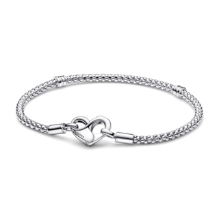 Foto 1 | Foto 1 | Pulsera Cadena De Serpiente Pandora Moments Original 592453c00 Cadena De Serpiente Icónica Colección Pandora Moments