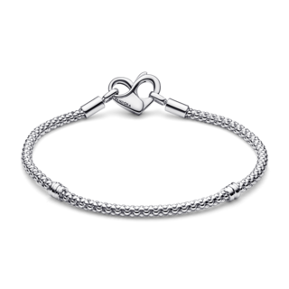 Foto 2 | Foto 2 | Pulsera Cadena De Serpiente Pandora Moments Original 592453c00 Cadena De Serpiente Icónica Colección Pandora Moments