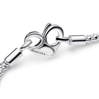 Foto 3 | Foto 3 | Pulsera Cadena De Serpiente Pandora Moments Original 592453c00 Cadena De Serpiente Icónica Colección Pandora Moments