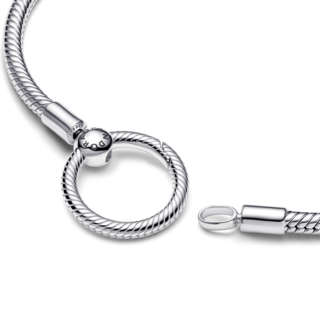 Foto 2 | Foto 2 | Pulsera Pandora Cadena De Serpiente Broche Forma Esterlina 592242c00 Cadena De Serpiente Icónica Joyería De Lujo Para Mujer