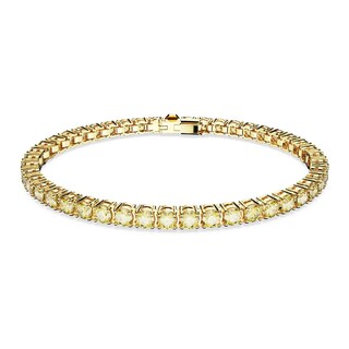 Foto 1 | Foto 1 | Pulsera Swarovski Matrix Tennis Talla Redonda Pequeña Oro 5648935 Baño De Oro 14k Joyería De Lujo Para Mujer Ideal