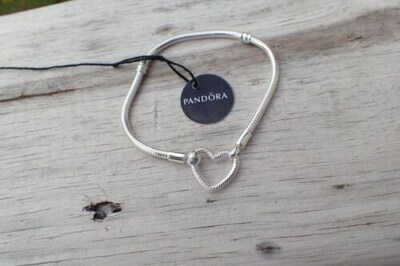 Foto 4 | Foto 4 | Pulsera Pandora Cadena De Serpiente Cierre Corazón Moments 599539c00 Cadena De Serpiente Icónica Colección Pandora Moments