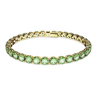 Foto 1 | Foto 1 | Pulsera Swarovski Matrix Tennis Talla Redonda Mediana Oro 5658848 Baño De Oro 14k Joyería De Lujo Para Mujer Ideal