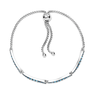 Foto 3 | Foto 3 | Pulsera Pandora Deslizante Onda Azul Original Joyería Moda 599436c01 Ajustable Joyería De Lujo Para Mujer Ideal
