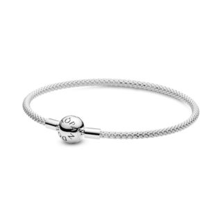Foto 1 | Foto 1 | Pulsera De Malla Pandora Moments Original Joyería Moda 596543 Estilo Malla Sofisticado Colección Pandora Moments Original