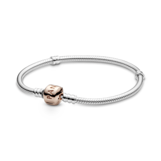 Foto 1 | Foto 1 | Pulsera Cadena De Serpiente Cierre Pandora Moments En 14k 580702 Cadena De Serpiente Icónica Colección Pandora Moments