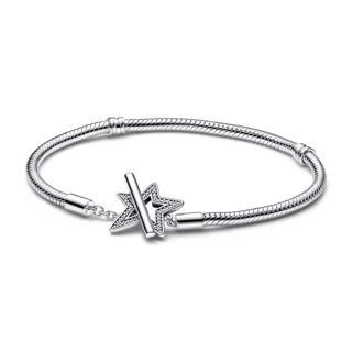 Foto 1 | Foto 1 | Pulsera Pandora Cadena Serpiente Estrella Asimétrica Moments 592357c01 Cadena De Serpiente Icónica Colección Pandora