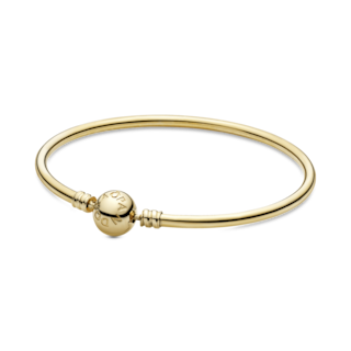 Foto 1 | Foto 1 | Pulsera Rígido Oro 14k Pandora Moments Original Joyería Moda 550713 Diseño Rígido Elegante Baño De Oro 14k